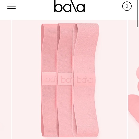 Bala Accessories - Bala Pink resistance Bands- NWT